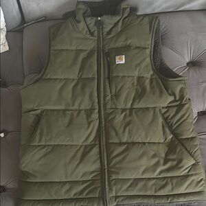 Carhartt Forest Green Quilted Vest